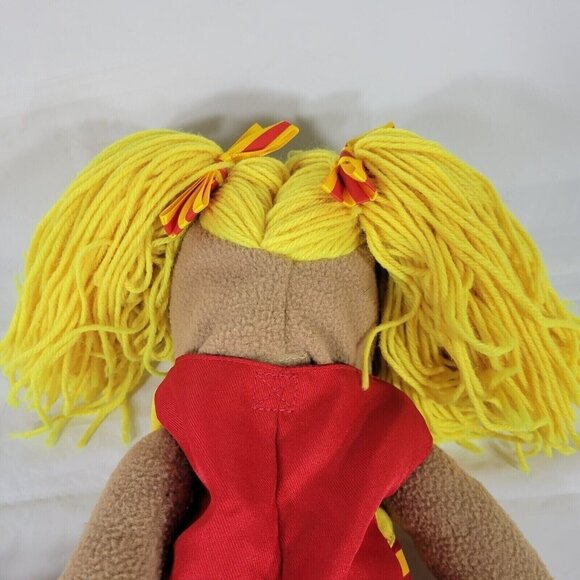 Melissa and Doug Pompomovich Cheerleader Hand Puppet Yellow Hair Blue Eye - Picture 7 of 11